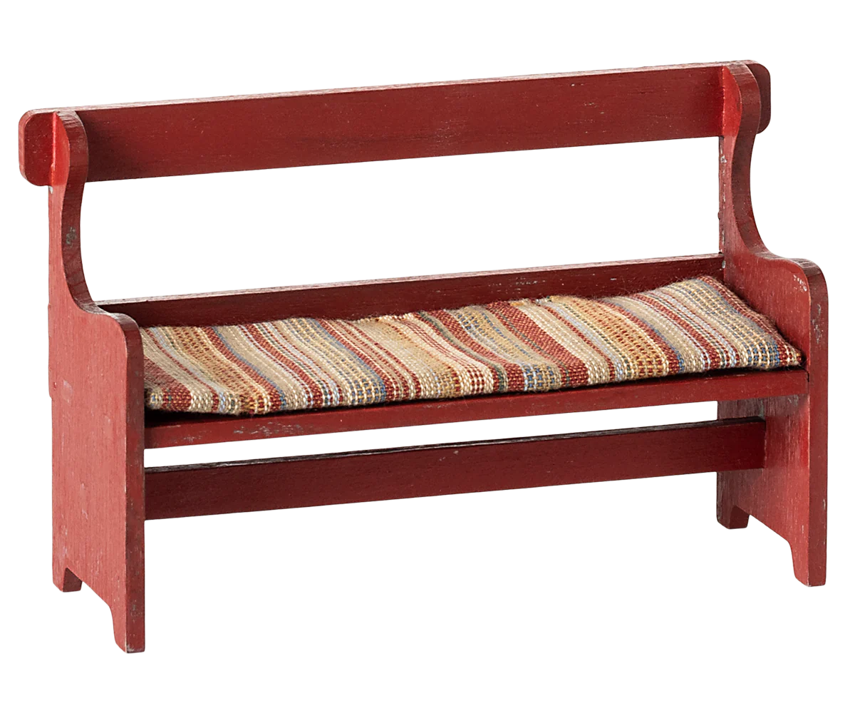 Banc souris Maileg rouge