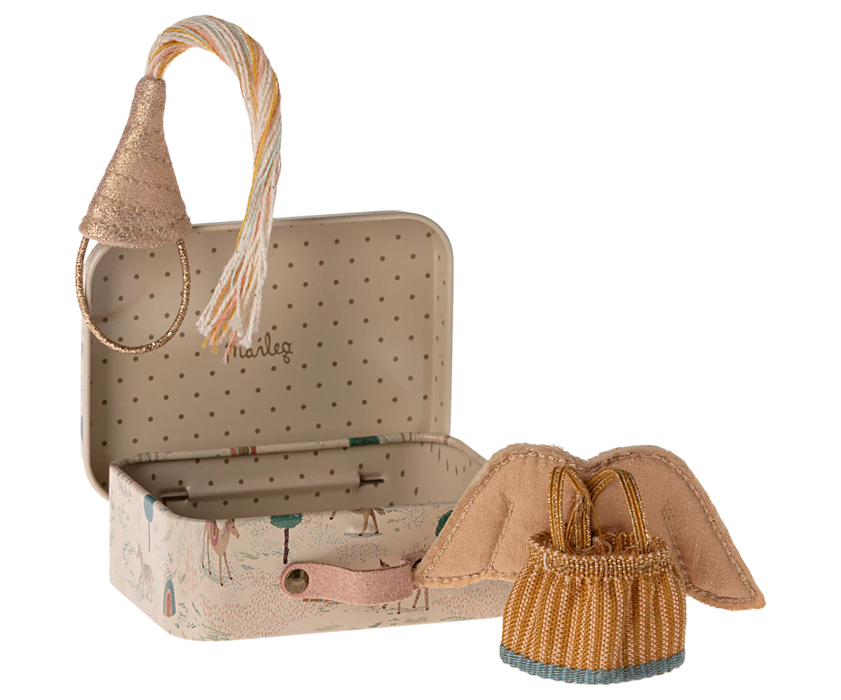 Tenue de fée dans sa valisette petite sœur souris Maileg