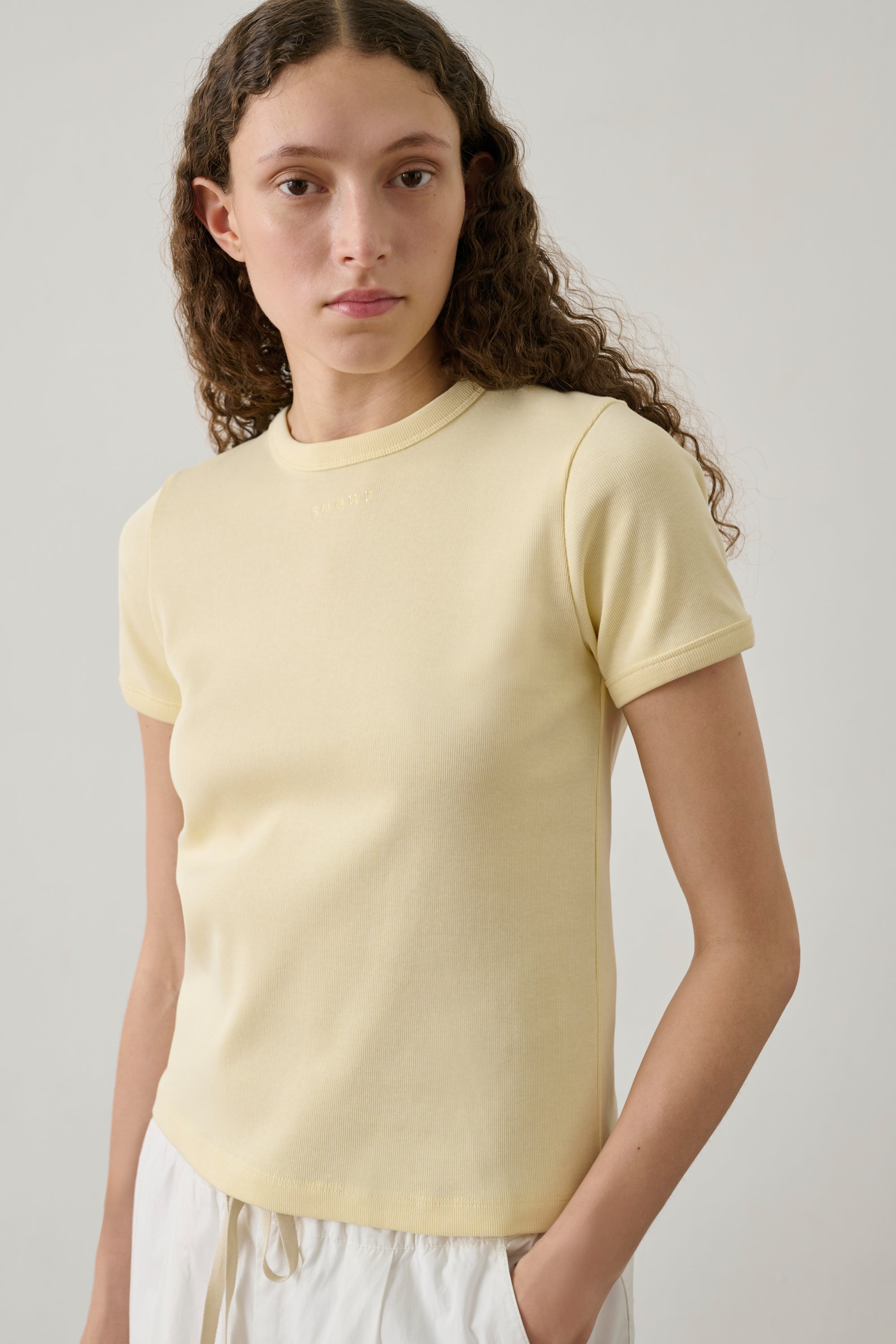 Teeshirt Aristide en coton brodé Sœur