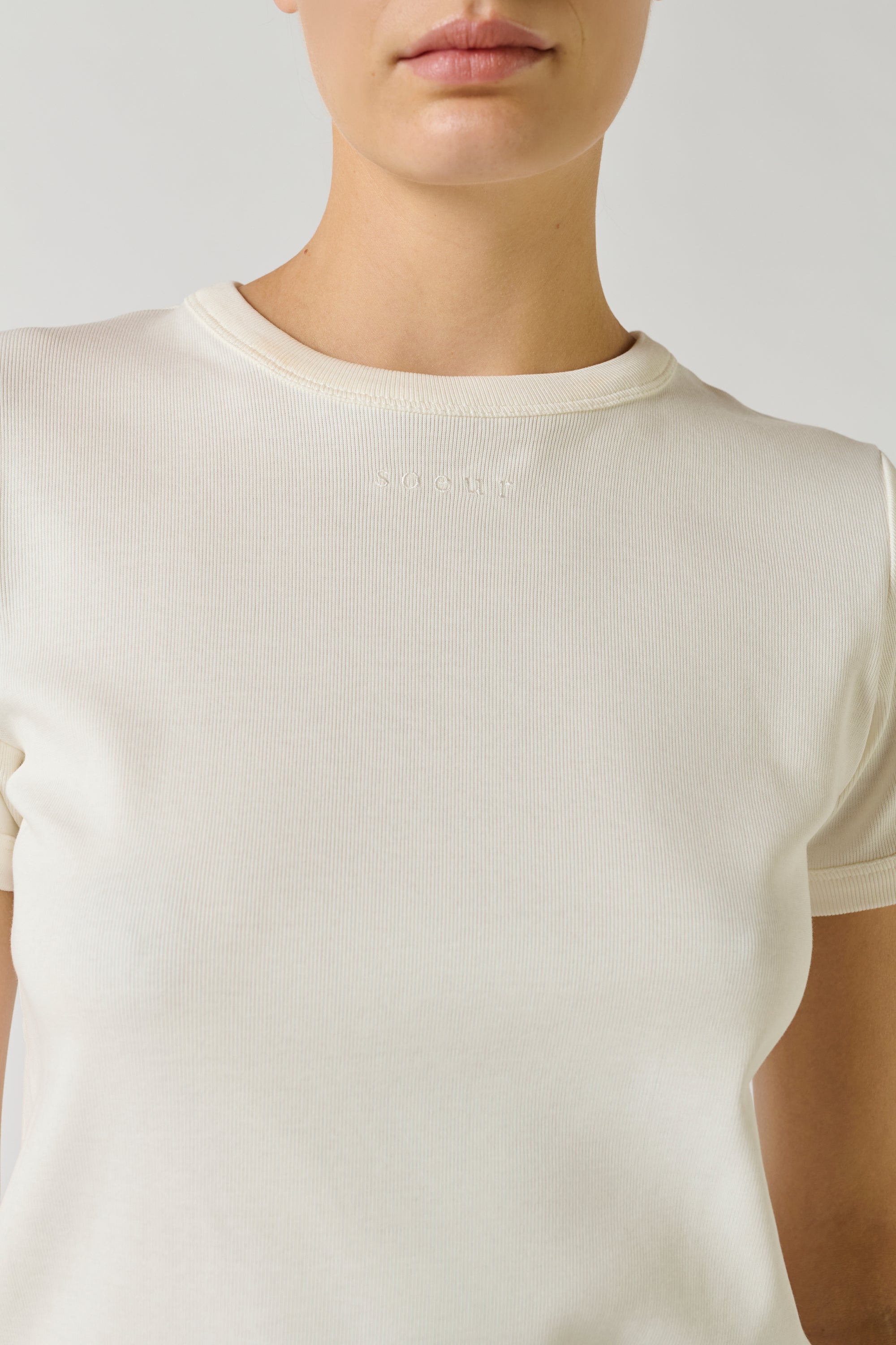 Teeshirt Aristide en coton brodé Sœur