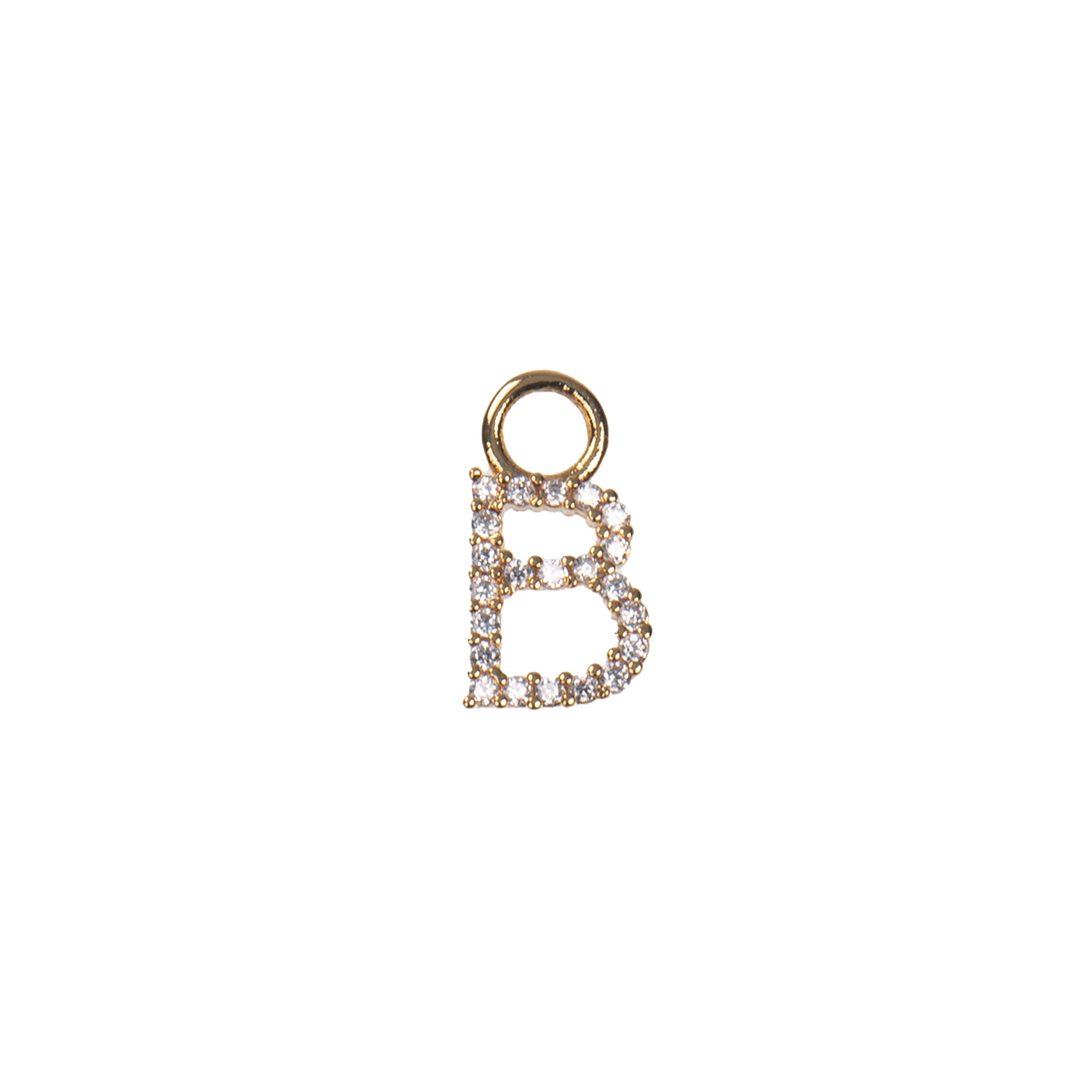 Charme lettre B bijoux