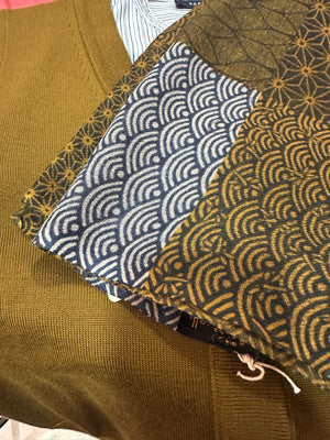 Écharpe laine japonaise