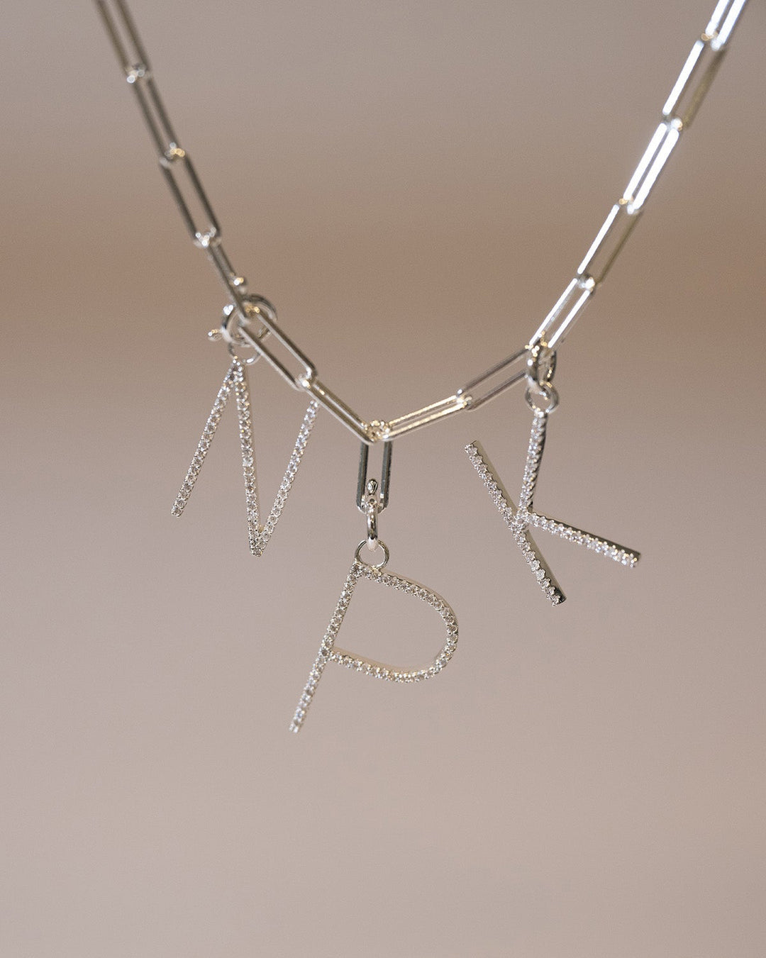 Charme grande lettre N bijoux