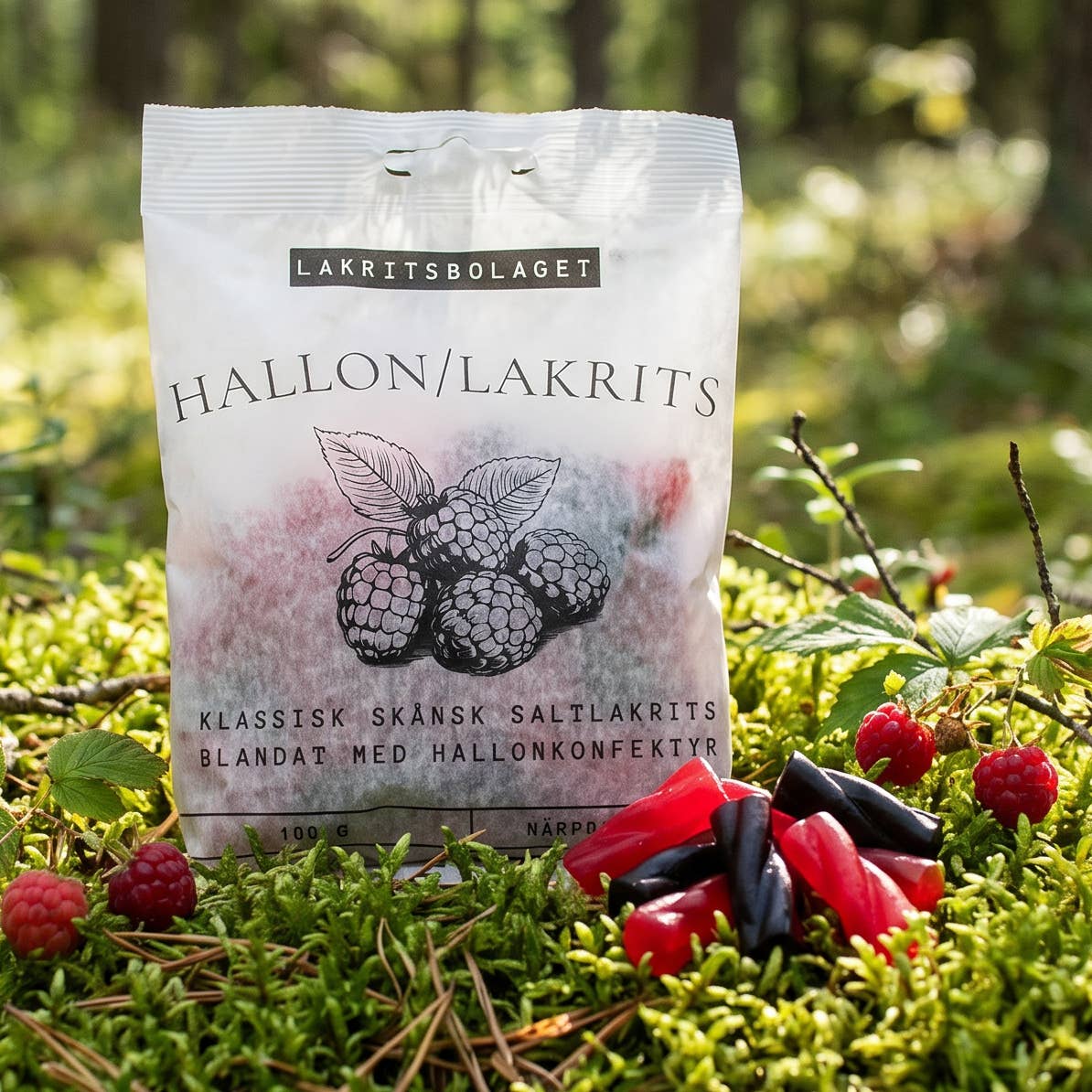Bonbons suédois framboise réglisse