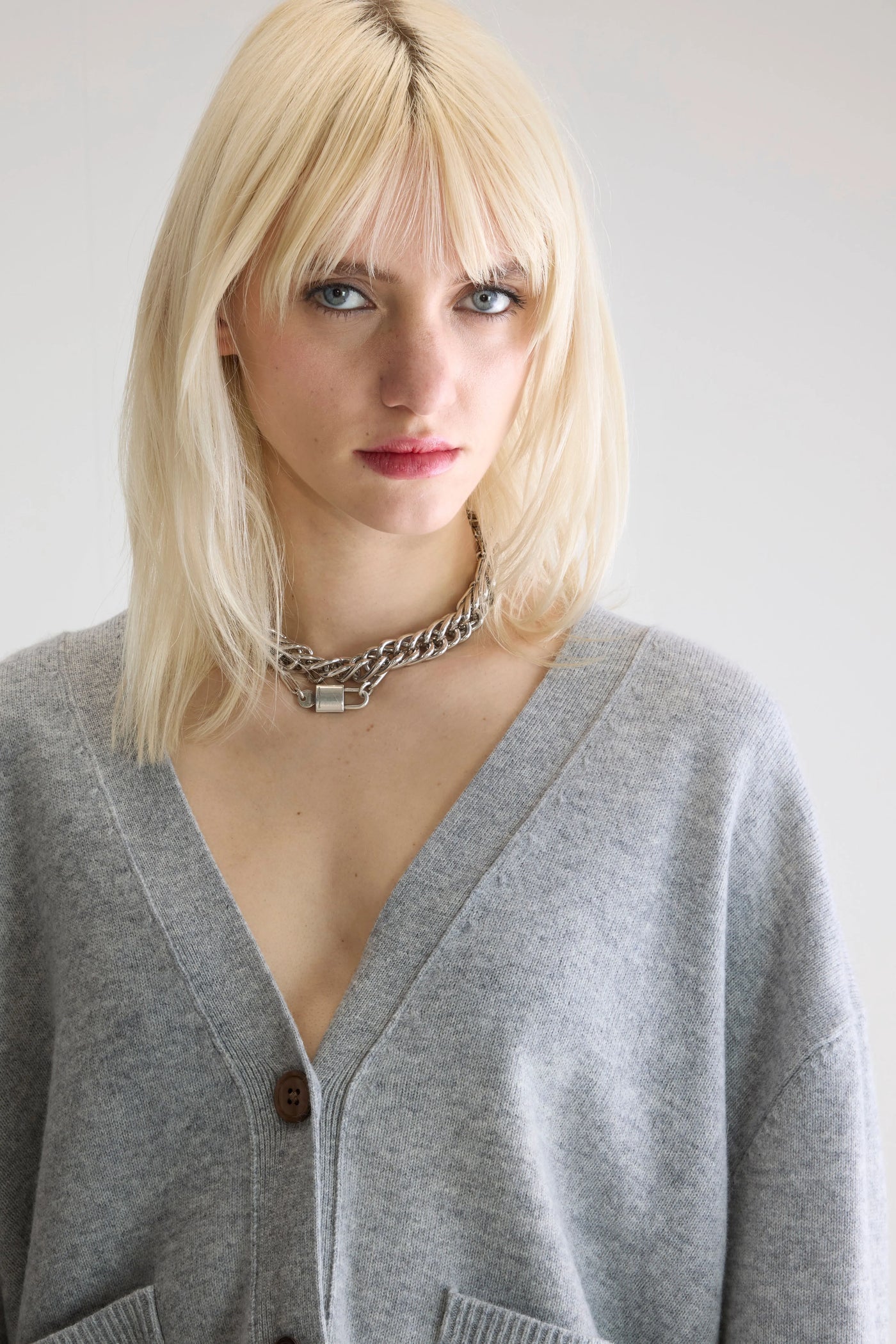 Cardigan Boxy Gakkin