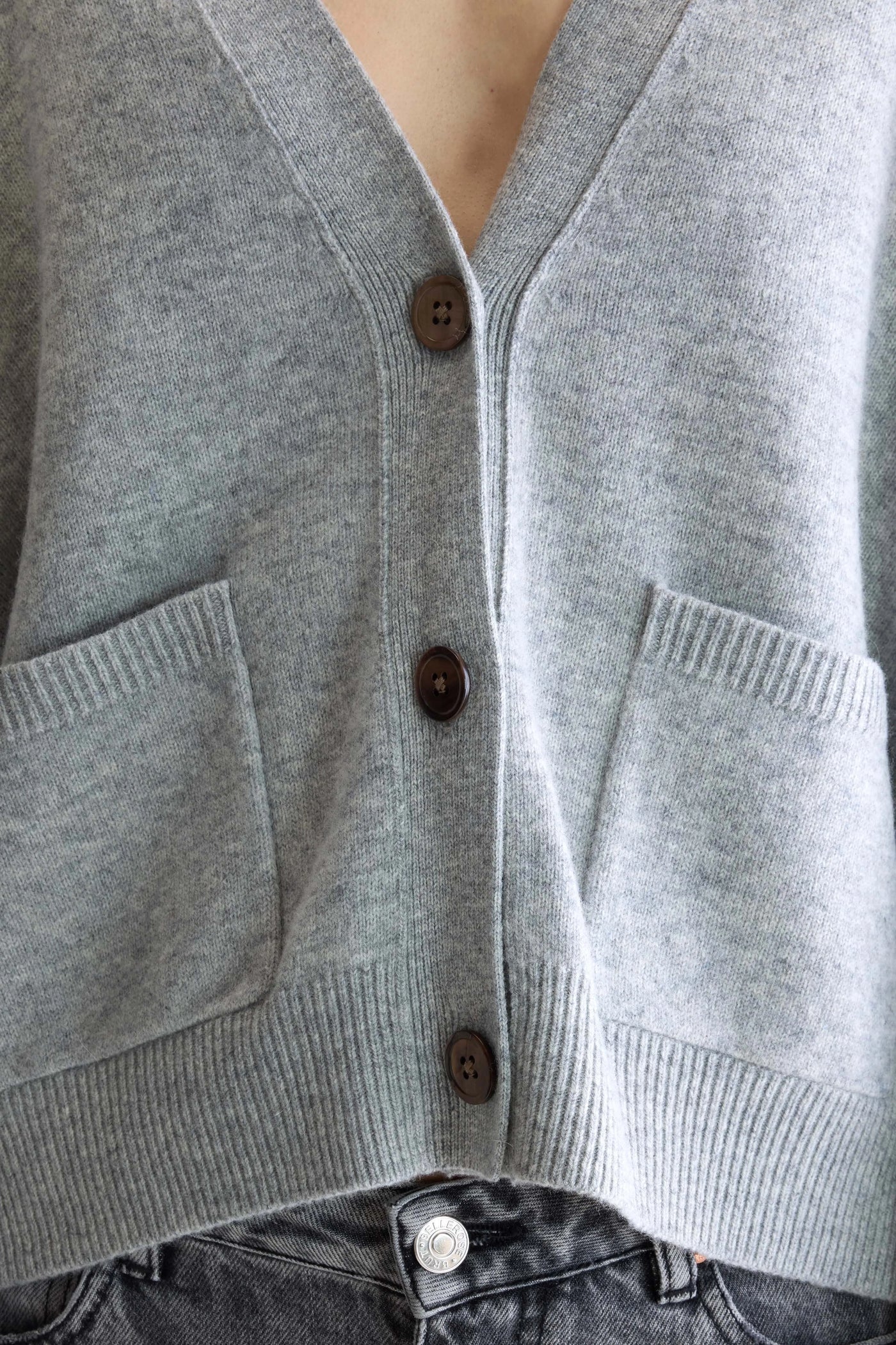 Cardigan Boxy Gakkin