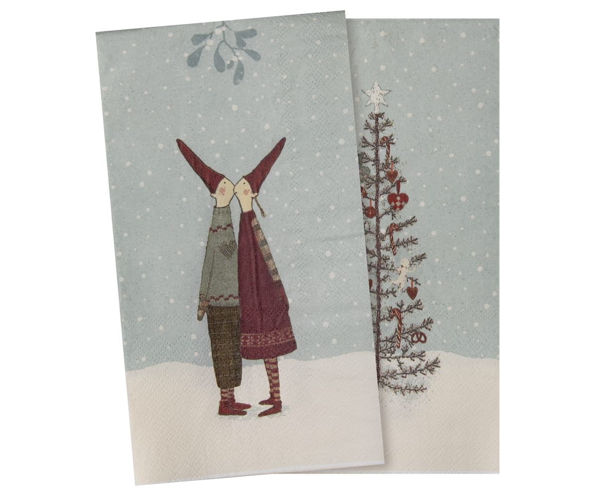 Serviettes de table papier