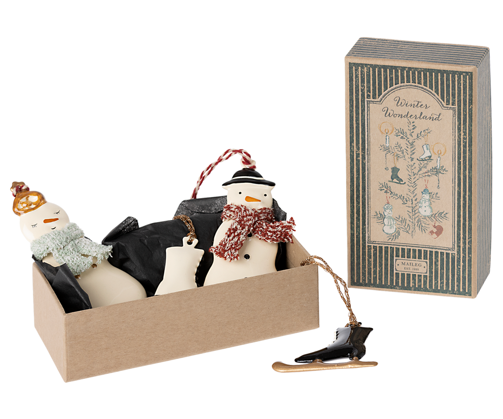 Lots d’ornements métal Maileg Holy night