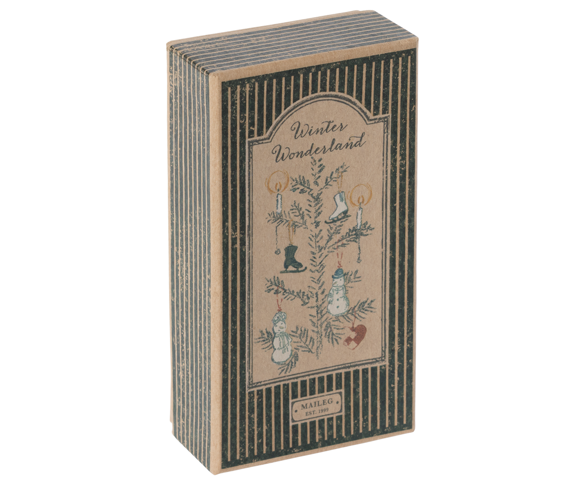 Lots d’ornements métal Maileg Holy night