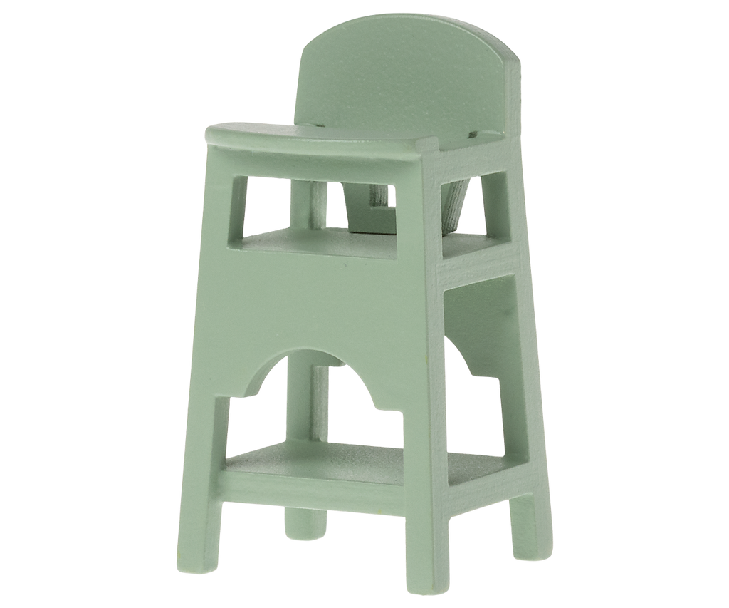 Chaise haute vert menthe Maileg
