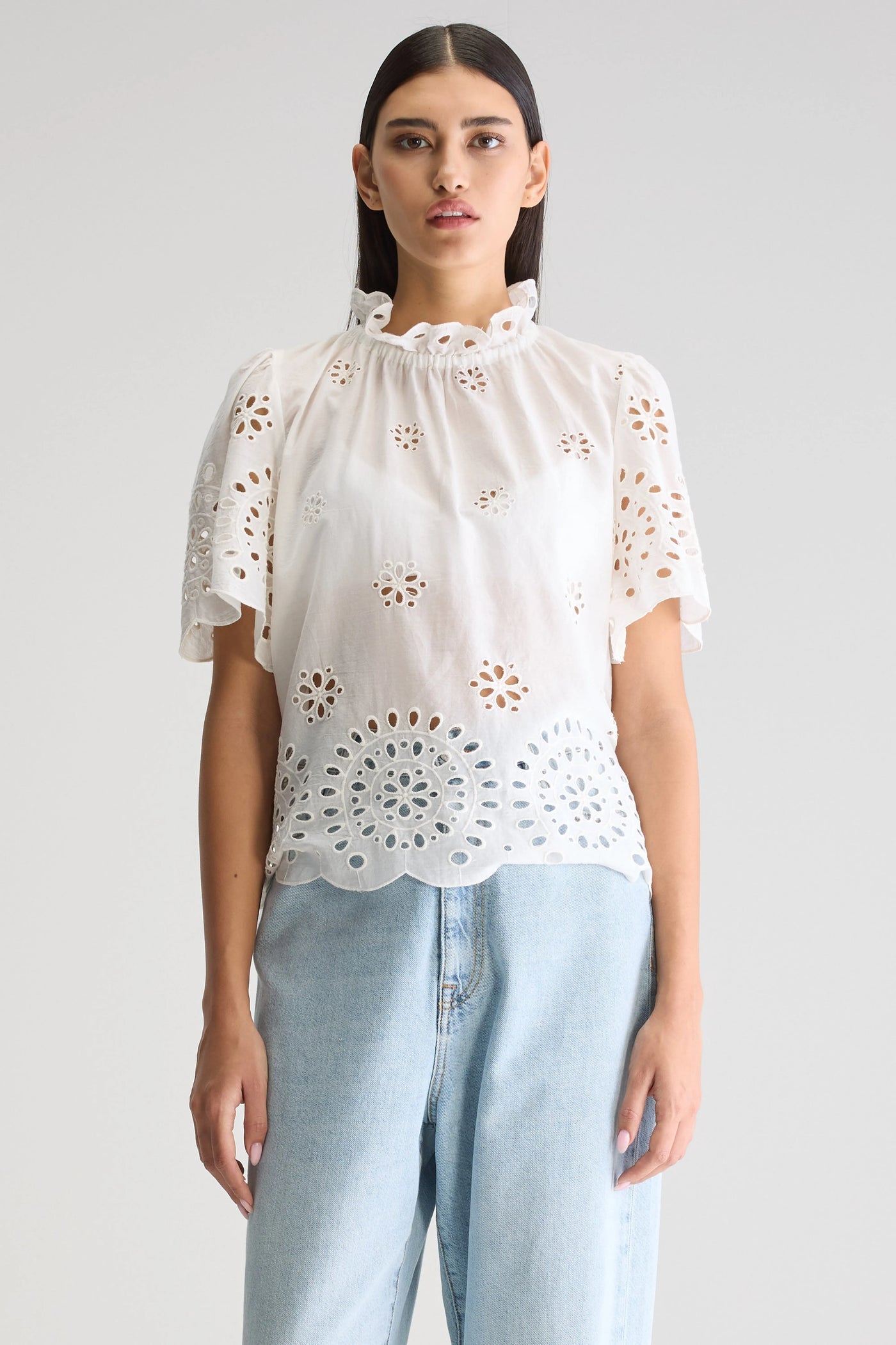 Blouse à manches courtes Darlene Bellerose