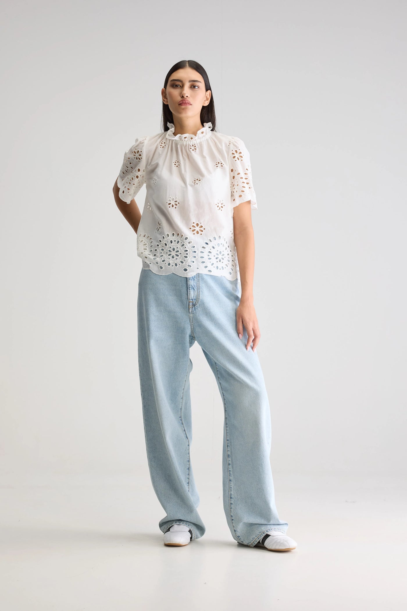 Blouse à manches courtes Darlene Bellerose