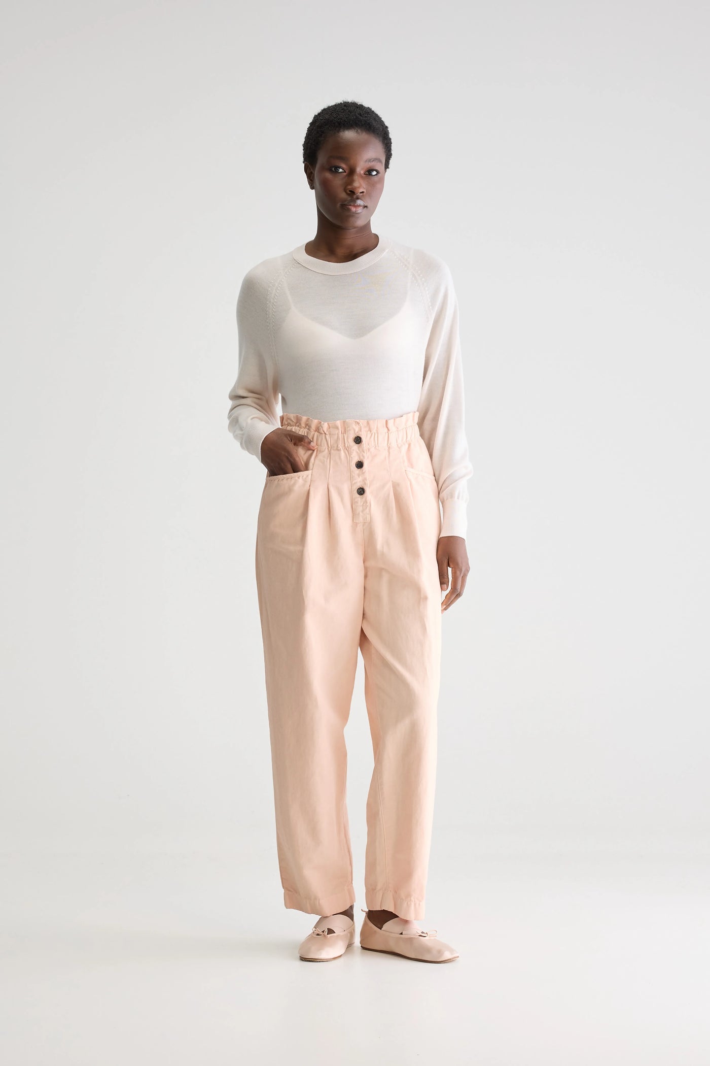 Pantalon paperbag lilow bellerose