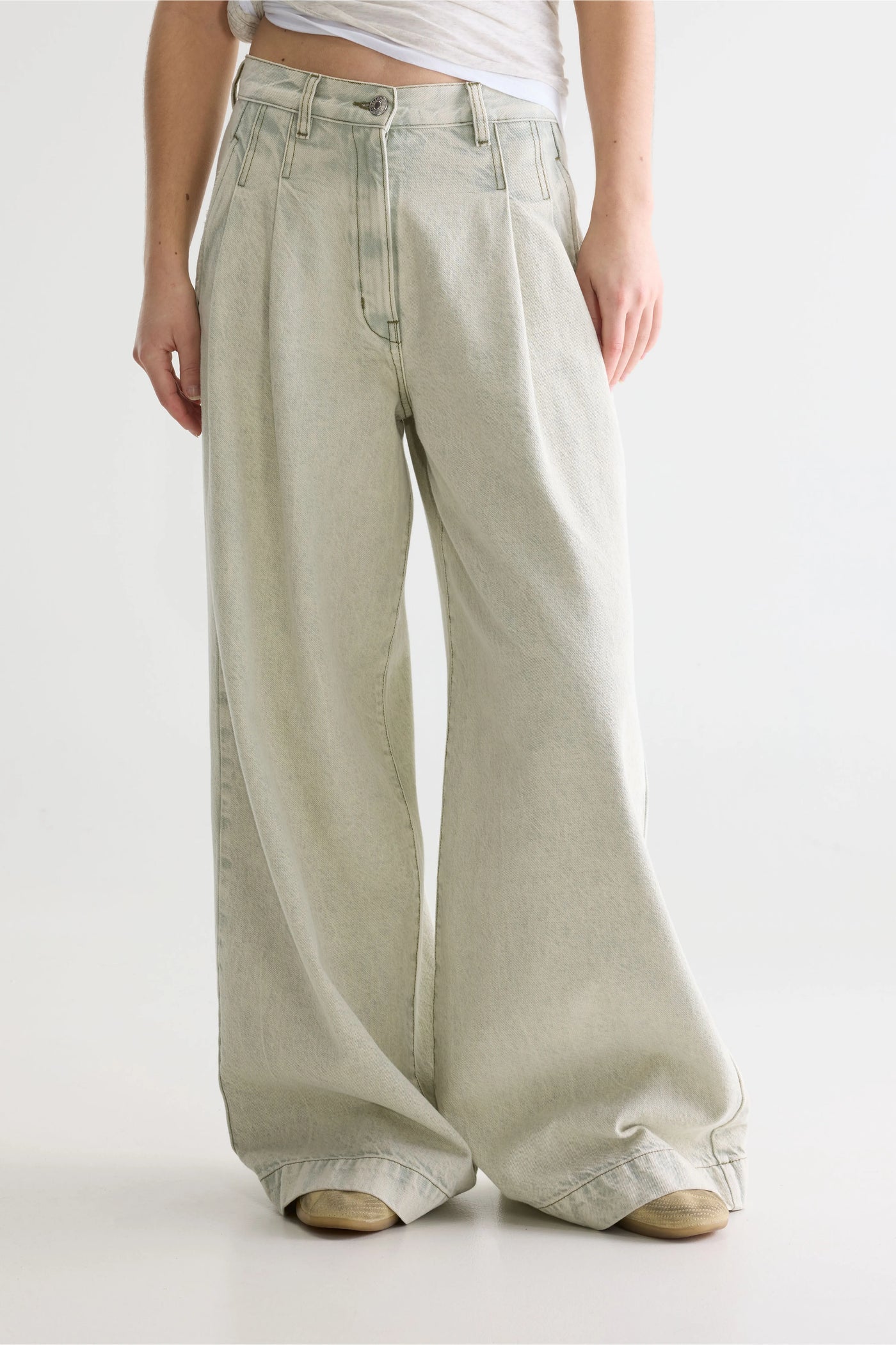 Denim Jean très large Bellerose délavé