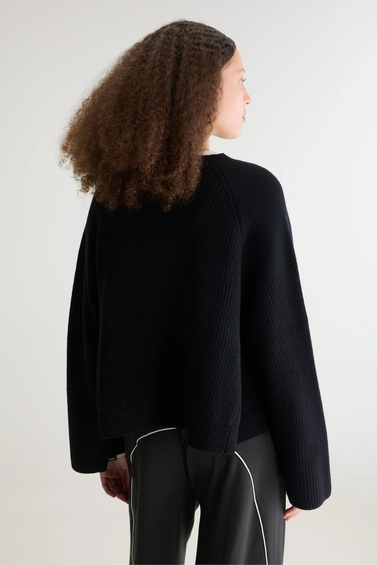 Pull court col rond Dorou en laine mérinos Bellerose
