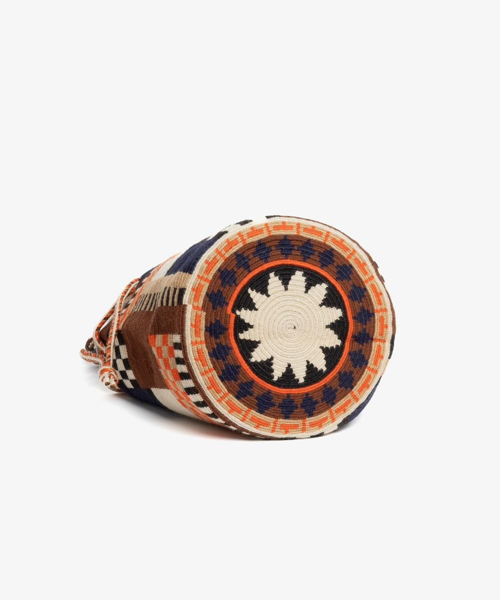 Sac Mitra avec anse courte en macramé GUANABANA