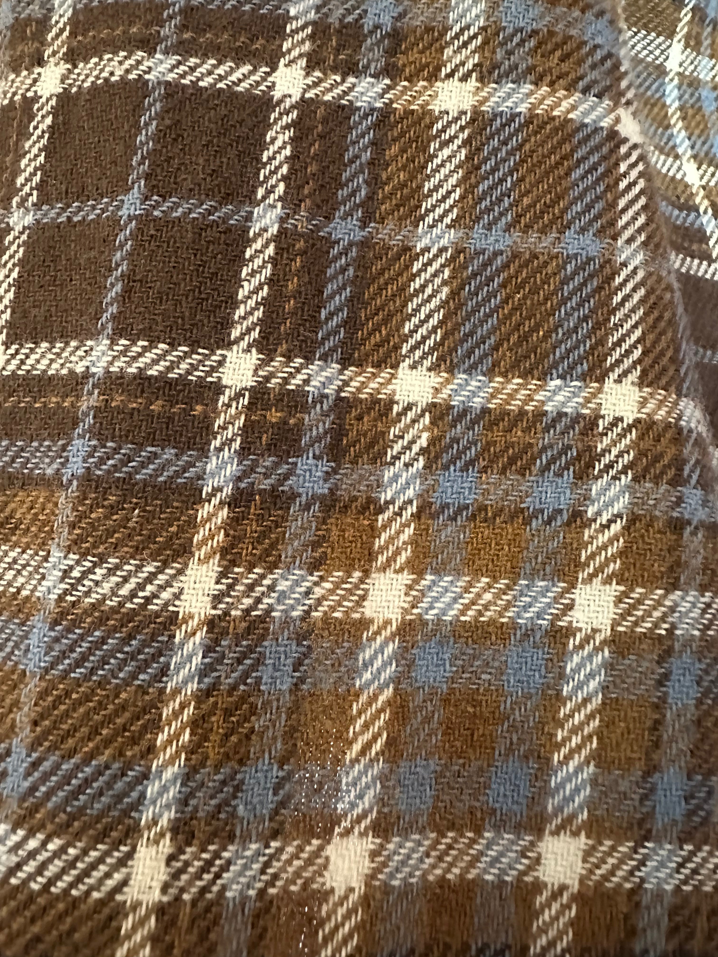 Chemise bûcheron marron bleue