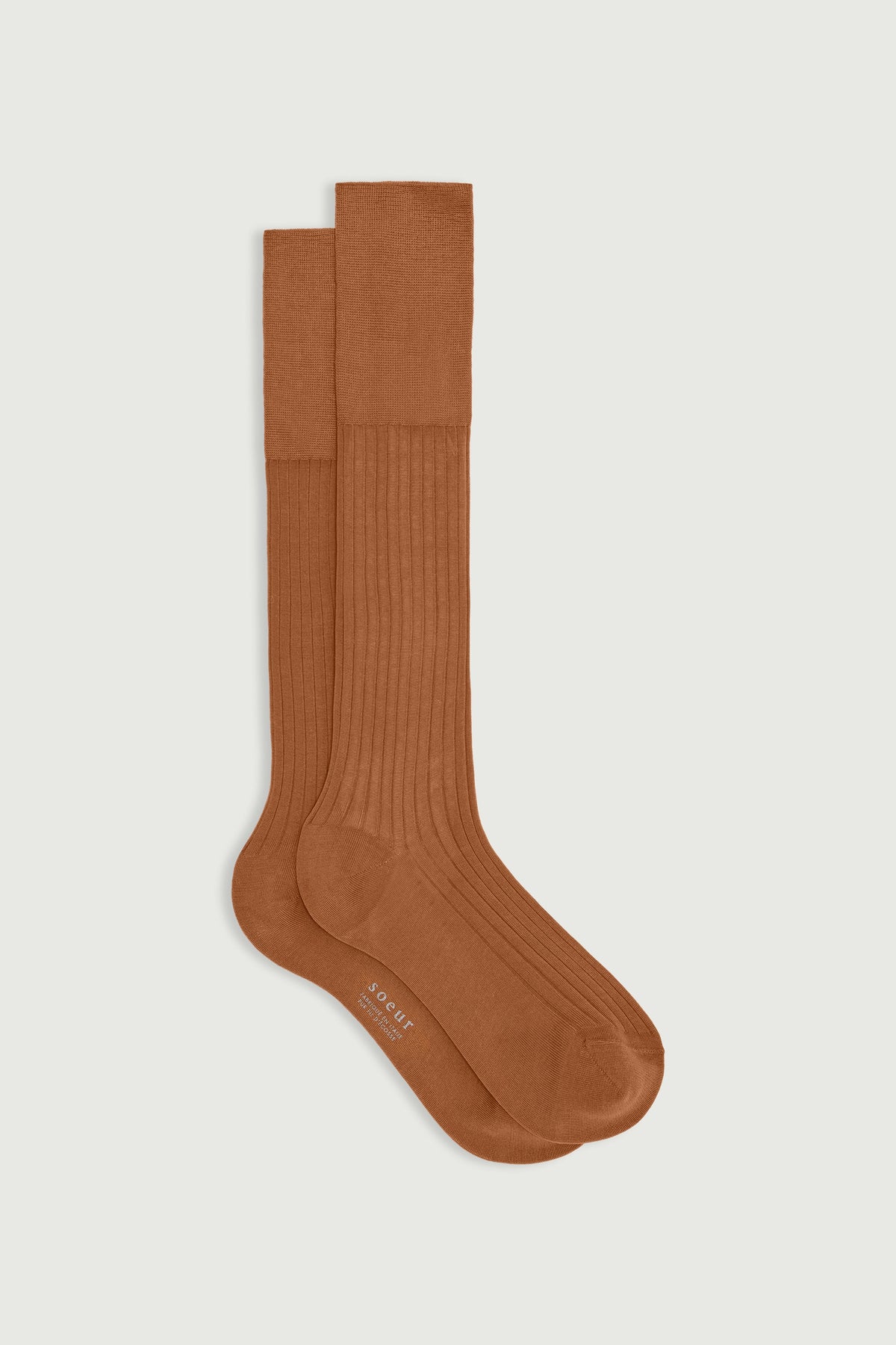 Chaussettes walk Sœur en fil d’écosse noisette
