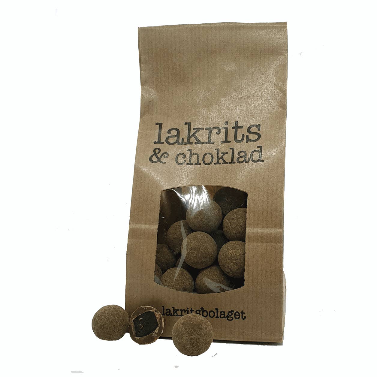 Réglisse enrobée de chocolat au lait