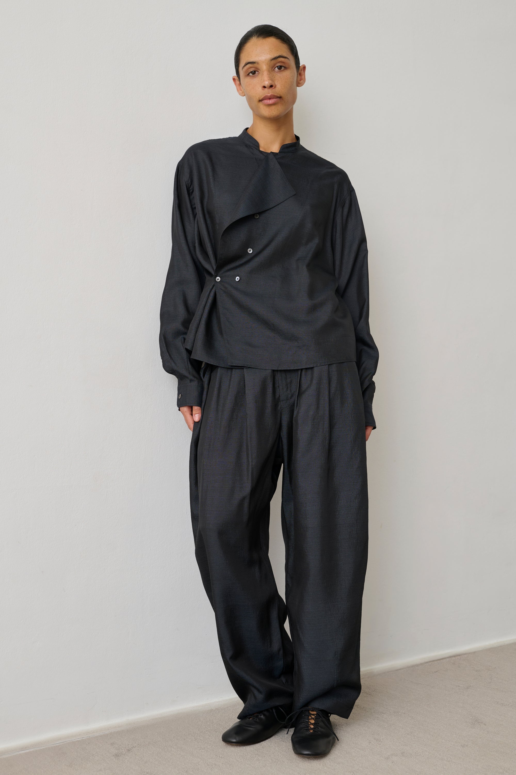 Pantalon Vernon en soie elastiqué Soeur