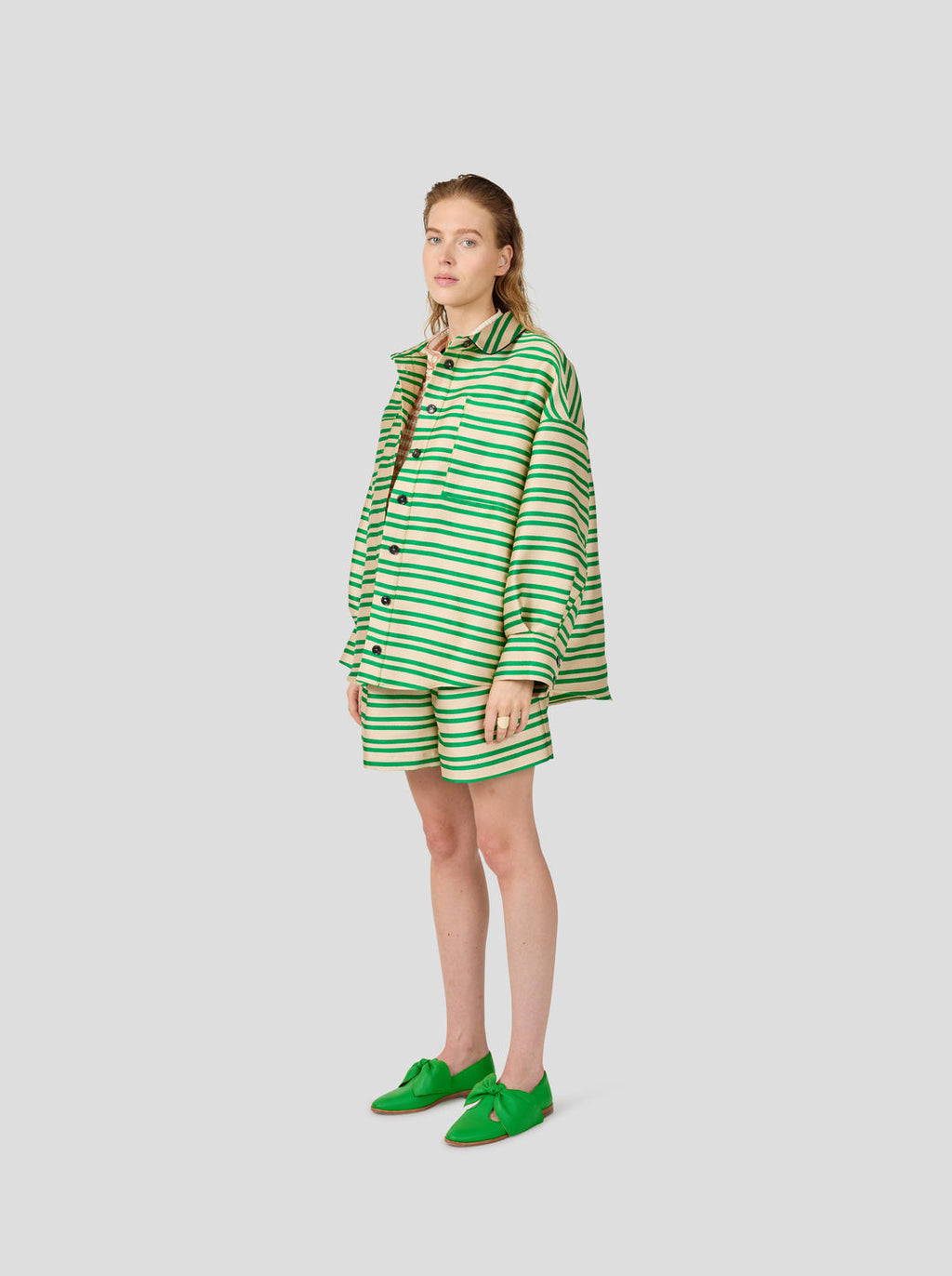 Chemise Astrée en toile rayée Heimstone