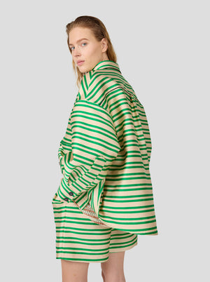 Chemise Astrée en toile rayée Heimstone