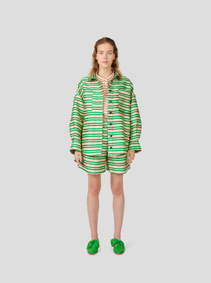 Chemise Astrée en toile rayée Heimstone