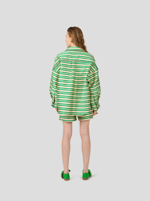Chemise Astrée en toile rayée Heimstone