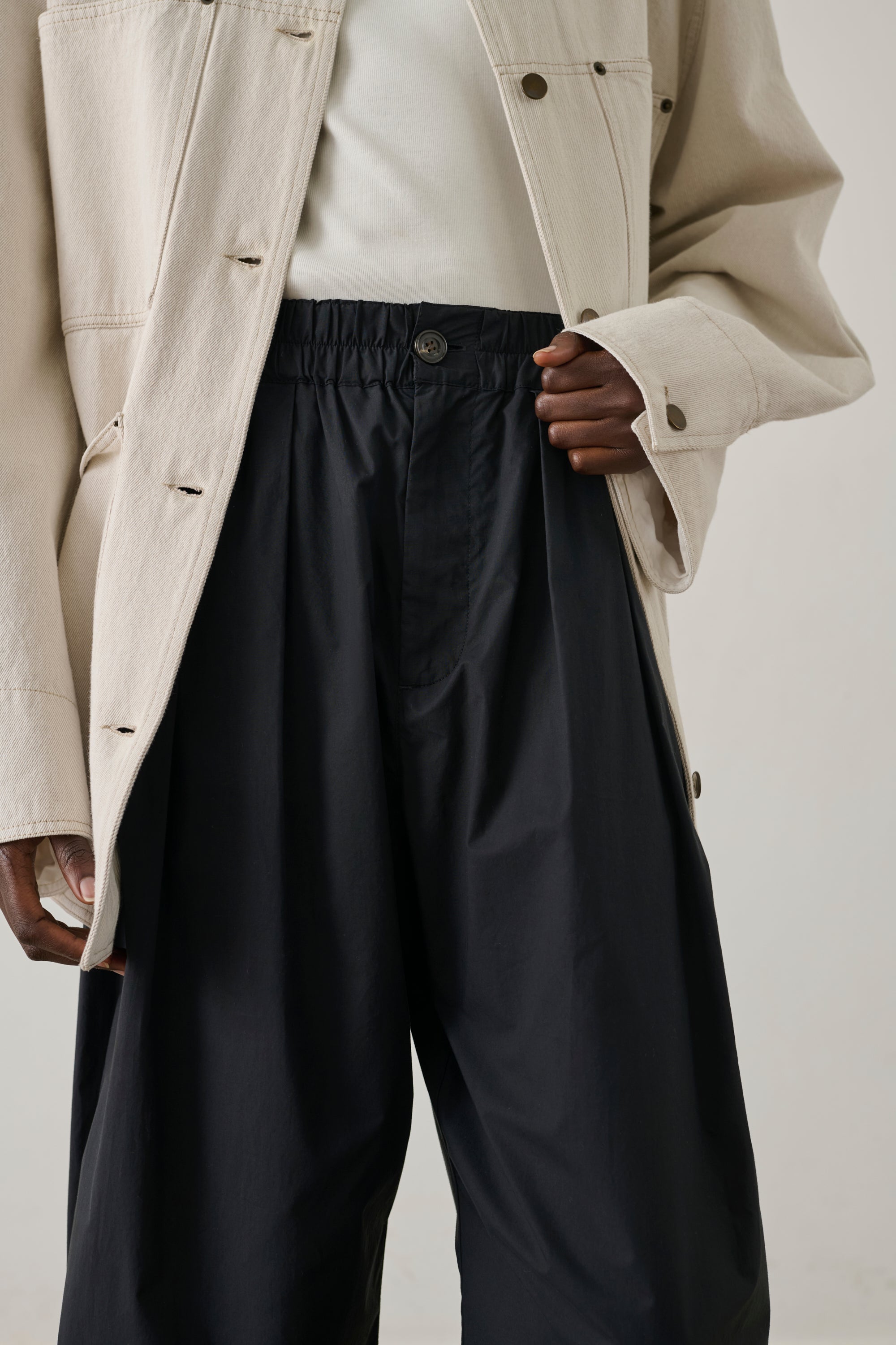 Pantalon Vernon en popeline de coton Soeur