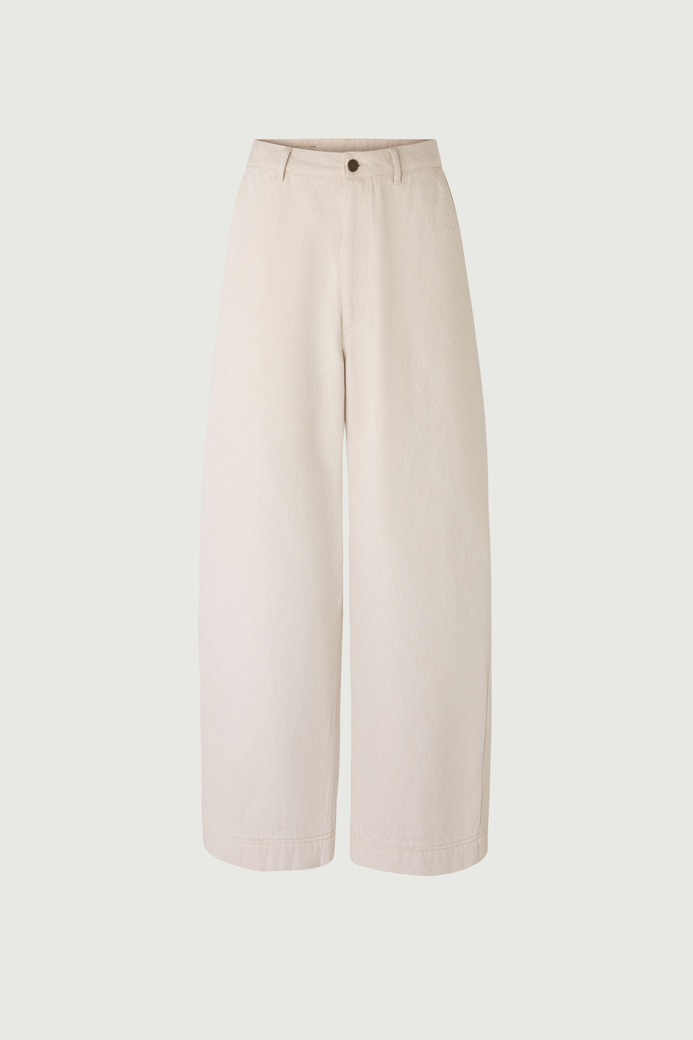 Pantalon Clovis Sœur coupe large et incurvé en denim