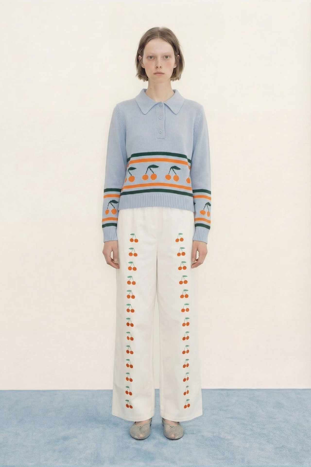 Pull polo Chloé Cherries The tinycotton