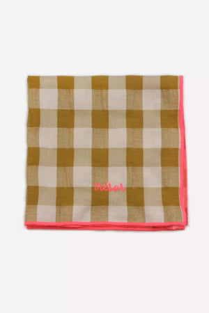 Serviette de table brodée Trésor