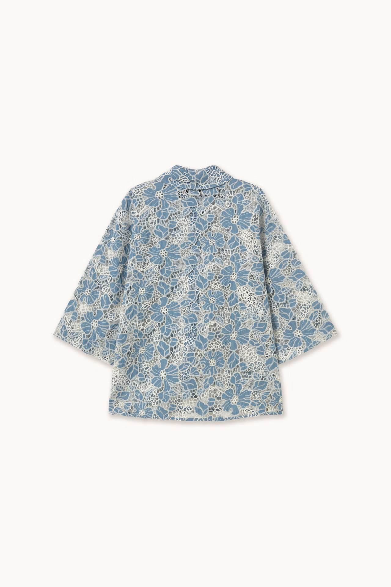 Chemise dentelle fleurs