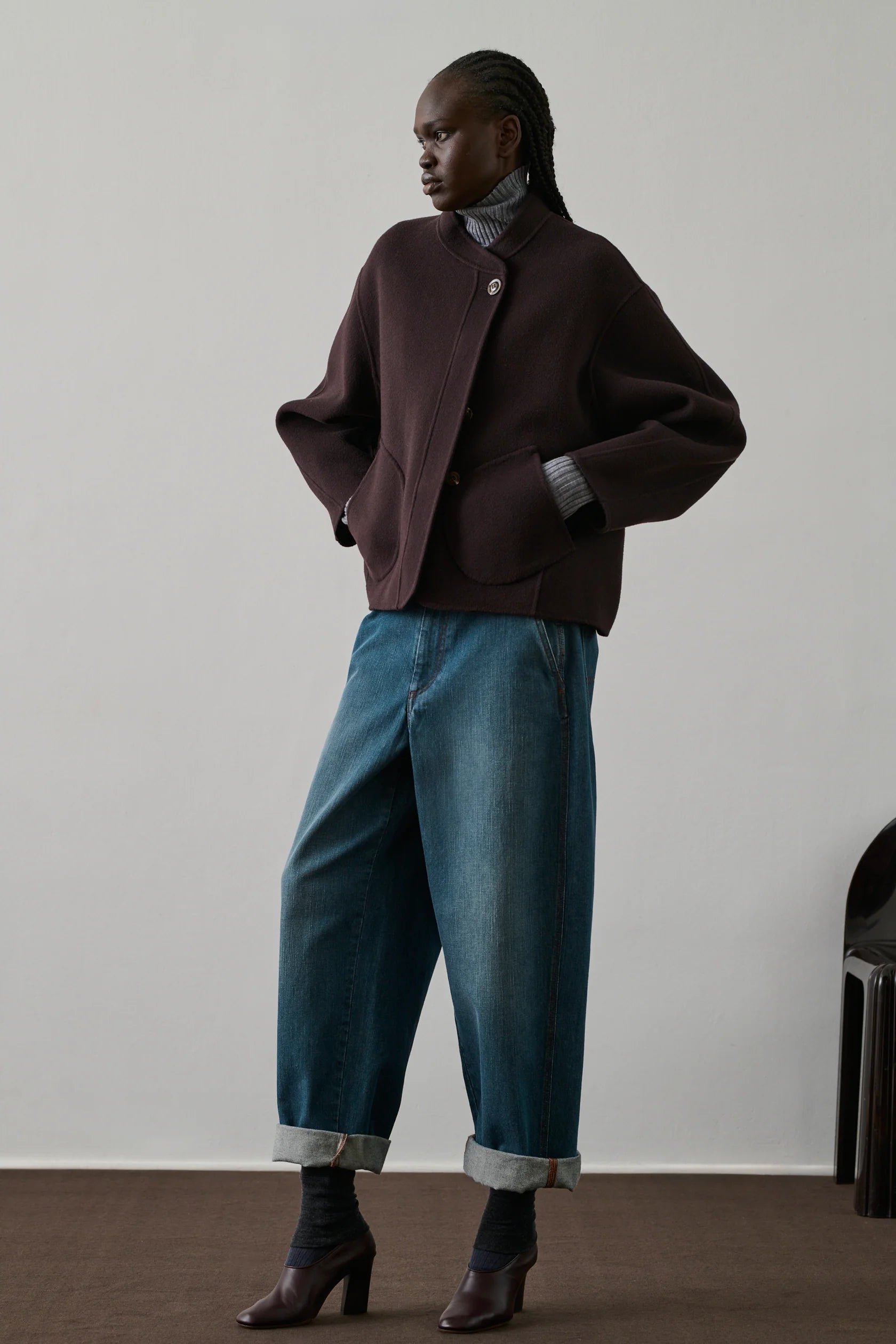 Veste Windsor Sœur Aubergine