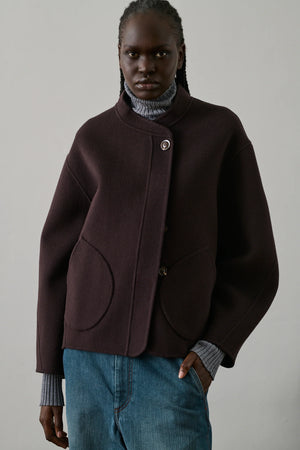 Veste Windsor Sœur Aubergine