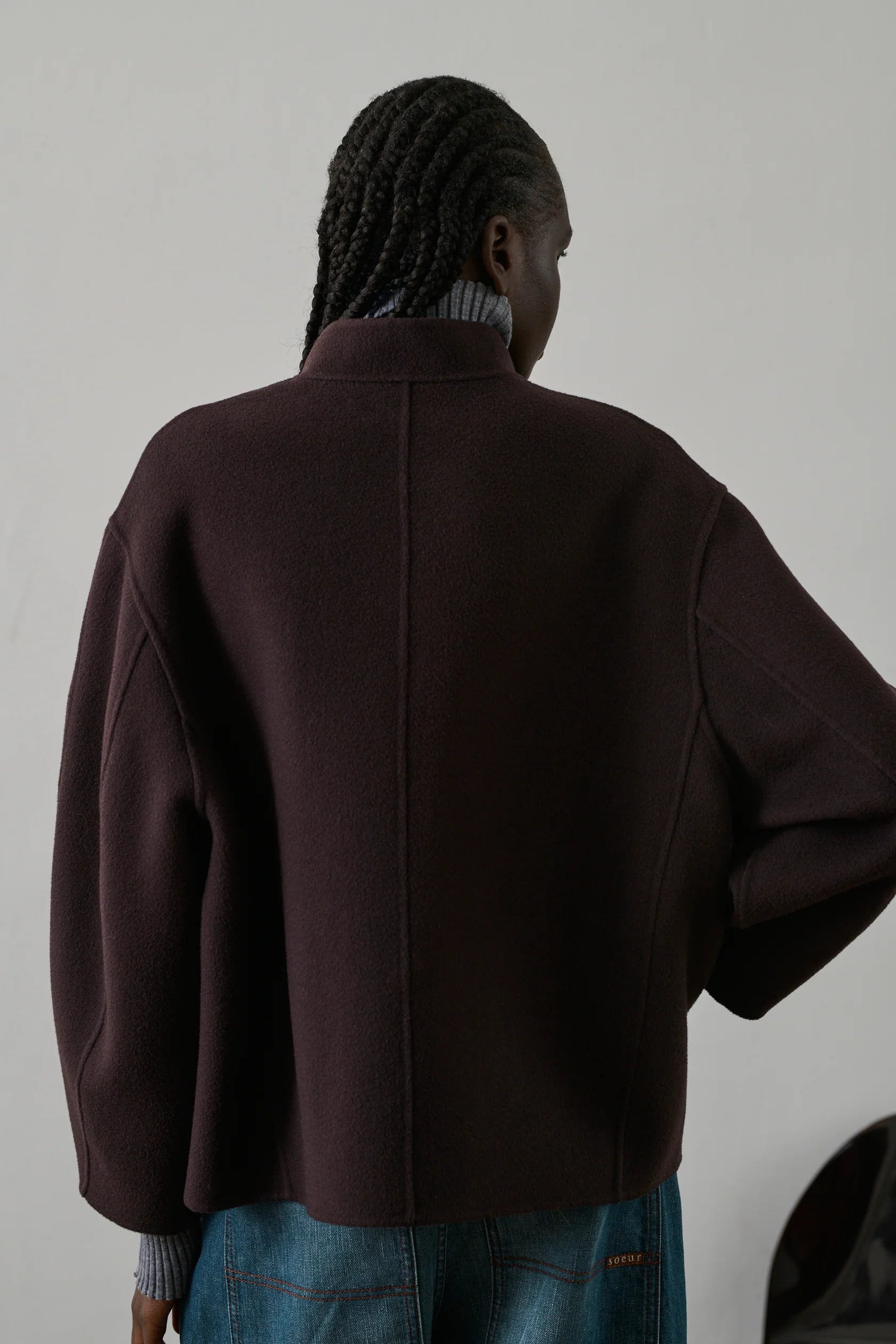Veste Windsor Sœur Aubergine