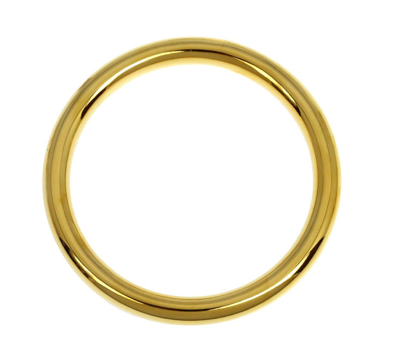 Bracelet jonc acier Draeger or