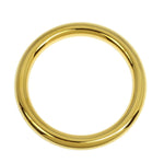 Bracelet jonc acier Draeger épais doré