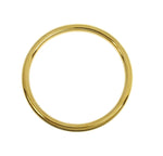Bracelet jonc acier Draeger or fin