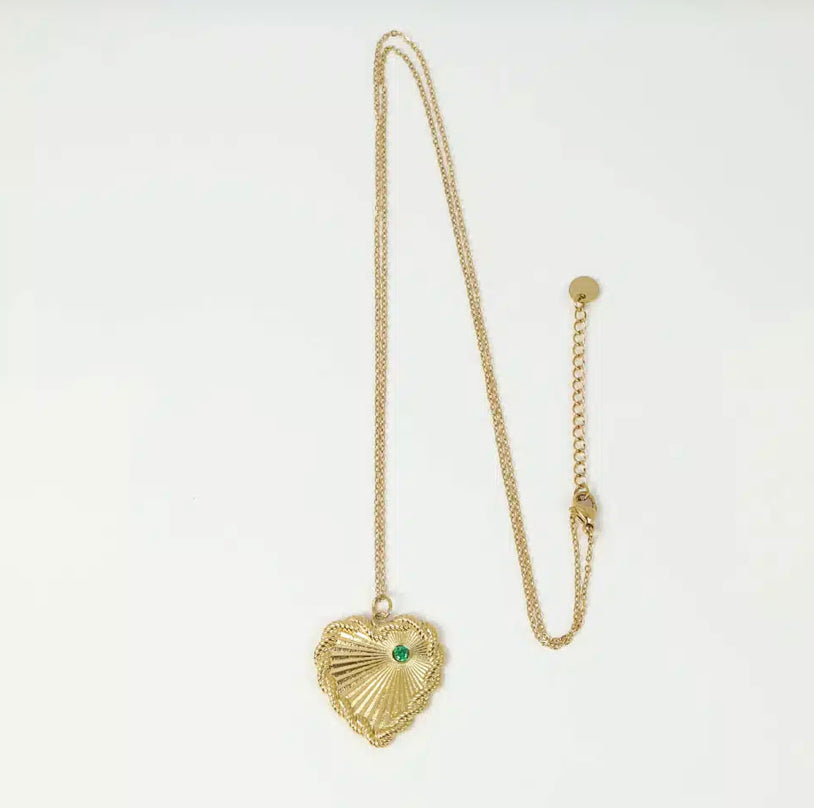 Collier Alma vert