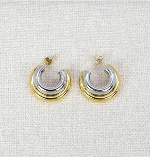 Boucles d’oreilles acier Pernille