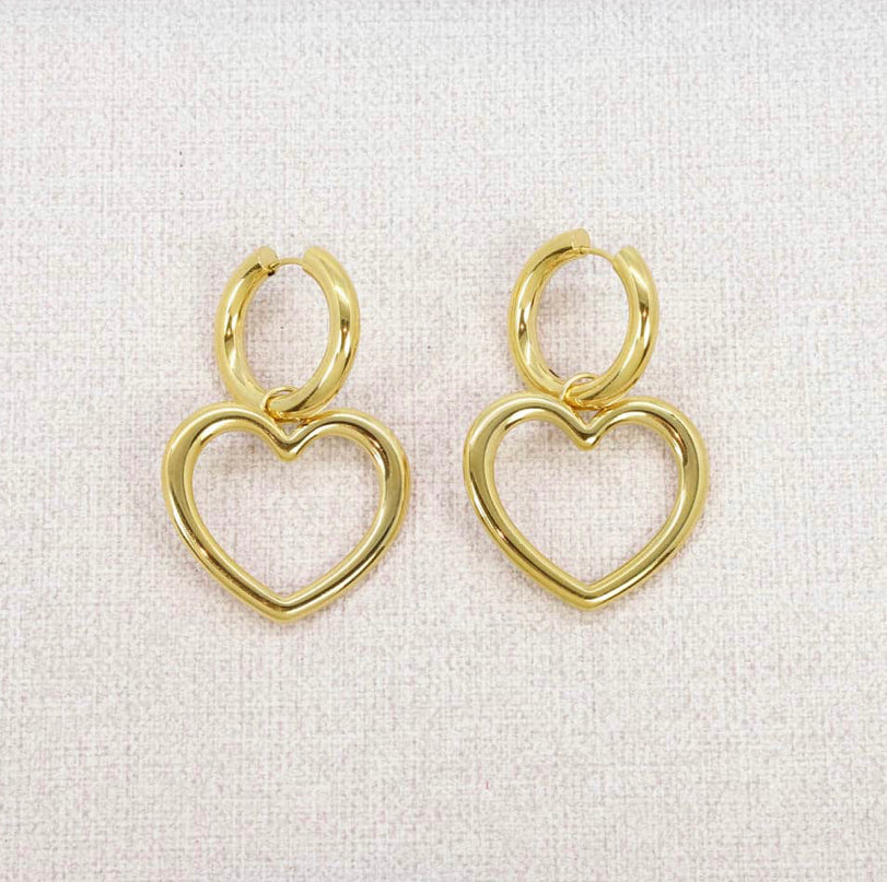 Boucles d’oreilles acier Erza