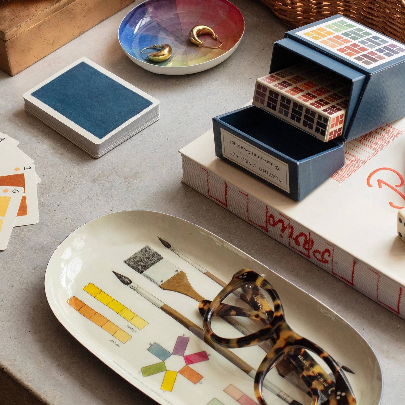 Plateau oval l’art de colorer