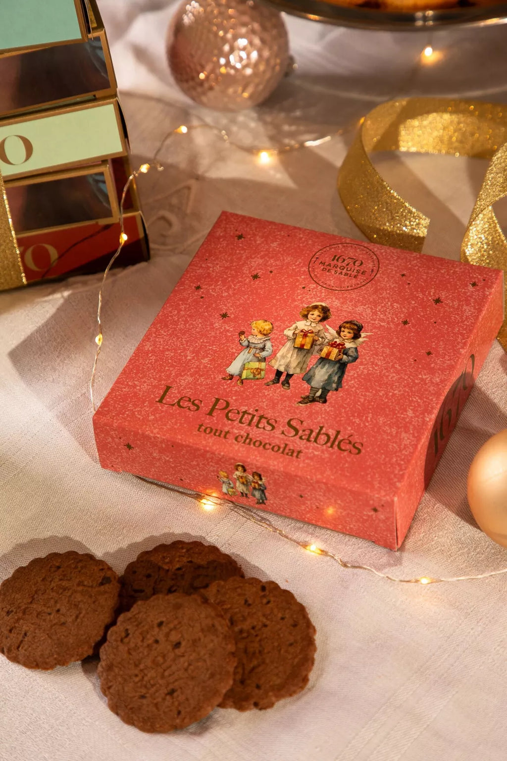 Biscuits petits sablés tout chocolat