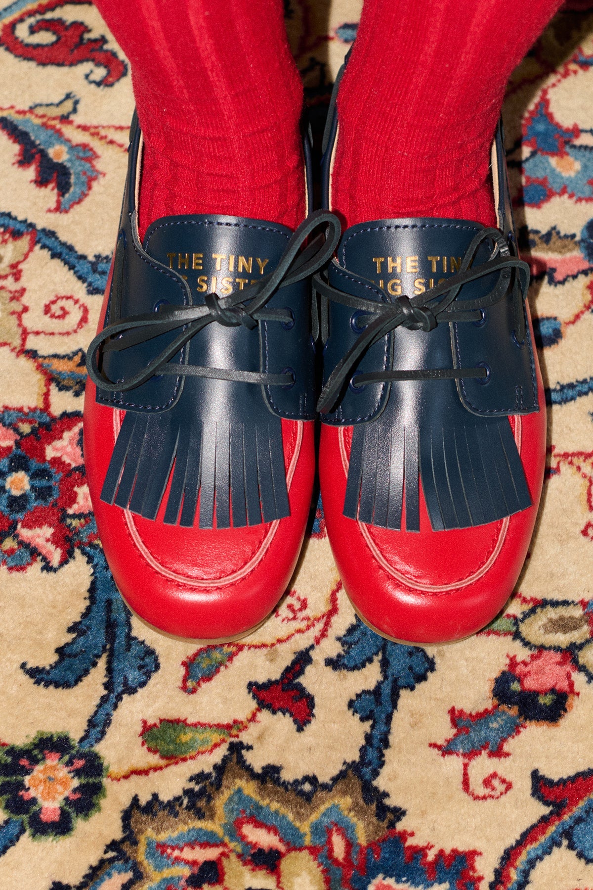 Chaussures bateau cuir The tiny Big Sister