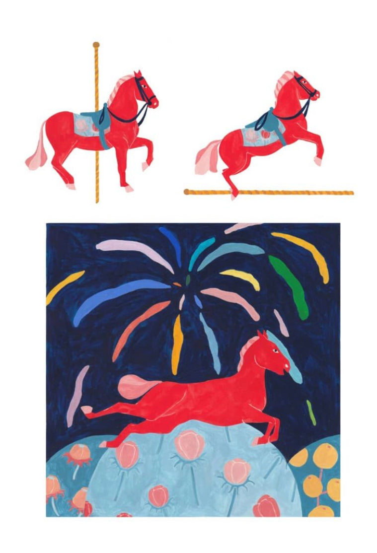 Carte Postale Carousel