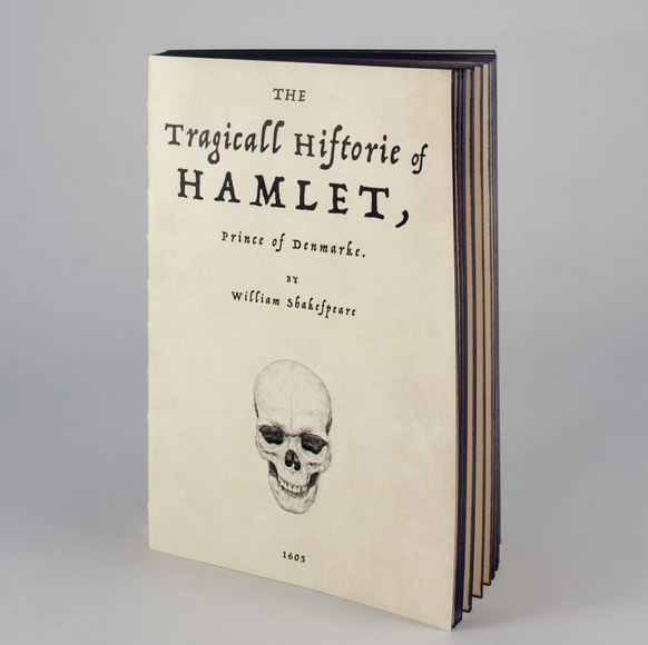 Cahier " Tragicall Historie of Hamlet  "